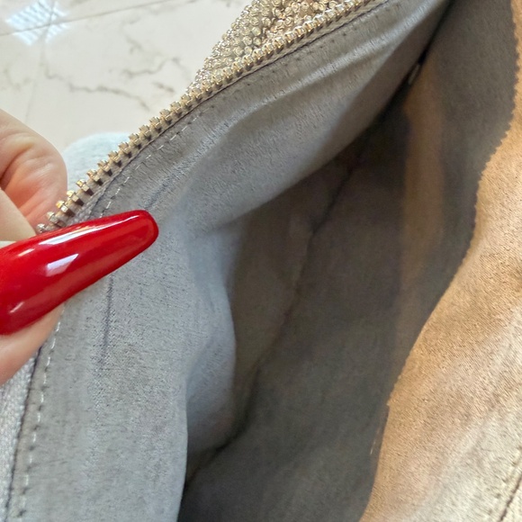 Mini Cult Gaia Hera Bag Silver Crystal Embellished - Picture 3 of 7